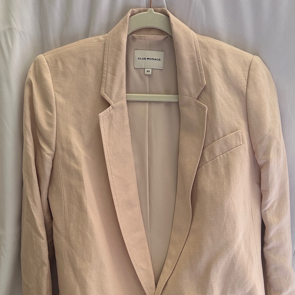 Club Monaco linen blazer